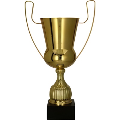 Zlatý kovový pohár 48 cm 16 cm