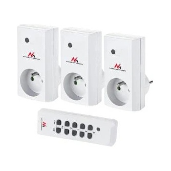 Genesis Remote controlled network outlets Maclean MCE153 internal 3pcs - programmable + battery for remote control