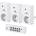 Genesis Remote controlled network outlets Maclean MCE153 internal 3pcs - programmable + battery for remote control