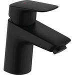 Hansgrohe Logis - Смесител за умивалник със сифон, CoolStart, матово черно 71072670 (71072670)