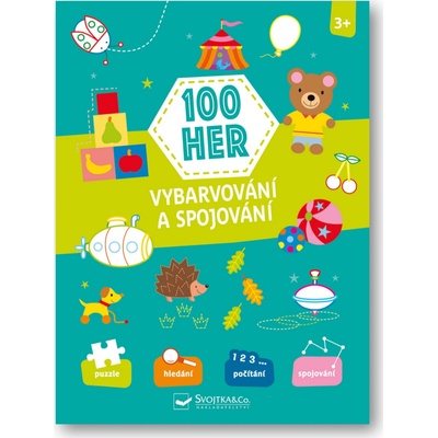100 her Vybarvování a spojování