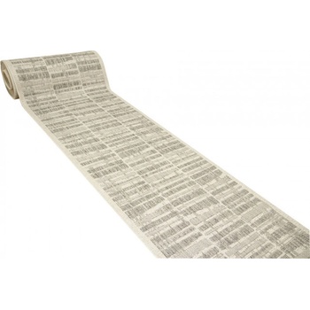 Najkoberce Terra Block 09 sivý / krémový metráž 67 cm