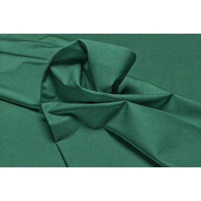 MADE IN ITALY Látka bavlna tmavozelená Made in Italy Vzorka látky (10x10 cm +/-1 cm) Tmavozelená