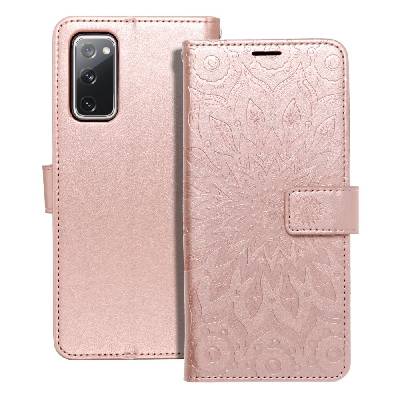 Kryt Forcell MEZZO Book Samsung Galaxy S20 FE / S20 FE 5G mandala ružový