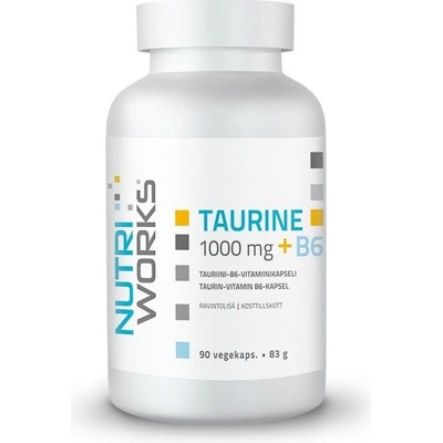NutriWorks Taurine 1000 + B6 90 kapslí