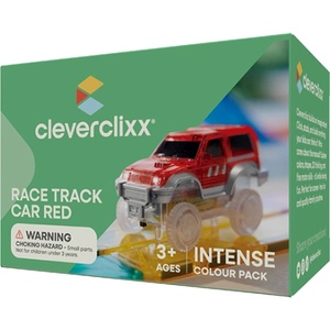 Cleverclixx Магнитна състезателна писта - Червена кола - 1 брой (CLEVER_CC-1018)