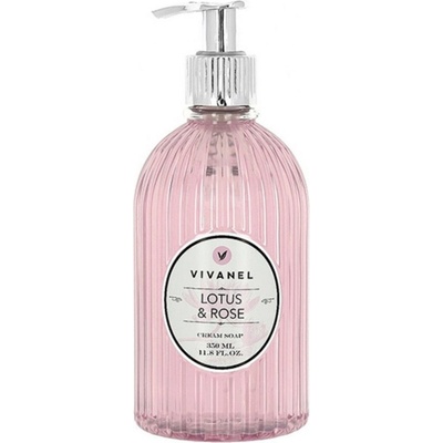 Vivian Gray Vivanel Lotus Rose luxusné tekuté mydlo s dávkovačom 350 ml
