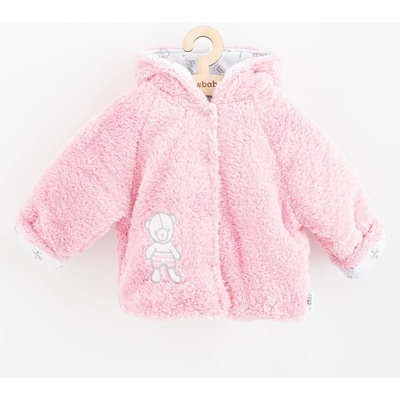 New Baby Nice Bear zimný kabátik ružový