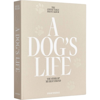 Fotoalbum A DOG´S LIFE, béžová, Printworks