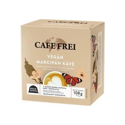 CAFE FREI Kávové kapsle Vegan marzipan coffe kompatibilní s Dolce Gusto 9 ks