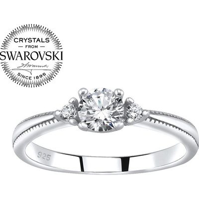 SILVEGO stříbrný prsten Melayna se Swarovski Zirconia JJJR1189