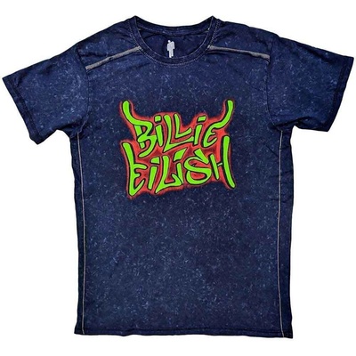 Billie Eilish Graffiti (Wash Collection) Navy Blue M Риза (<![CDATA[BILLIESWASH01MN02]]>)