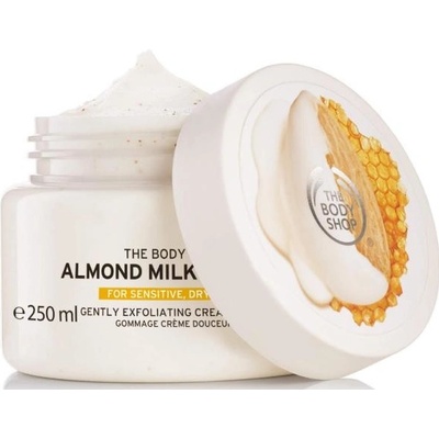 The Body Shop Almond Milk & Honey tělový peeling 250 ml