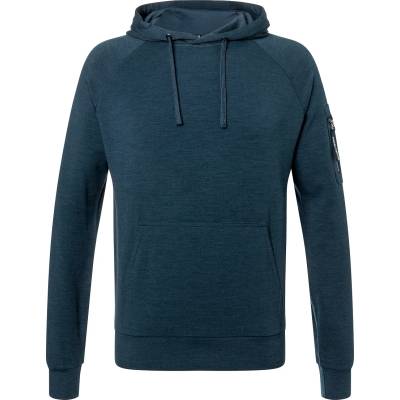 super. natural Мъжки вълнен пуловер Super. natural Favourite Pocket Hoodie Merino hoodie - Blueberry - размер 52 (005-5975-0113)