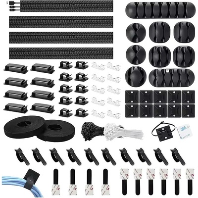 TRU COMPONENTS T23CA007 sada dílů k držáku na kabel TC-12888384 Průměr kabelového svazku (rozsah) 1 do 40 mm černá 1 sad