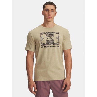Under Armour UA ABC Camo boxed logo SS hnedé