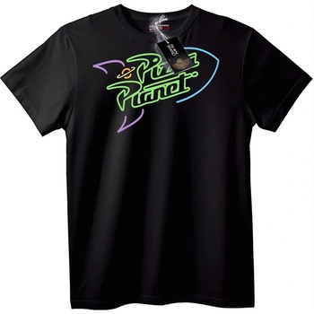 NOONEBRAND Тениска Pis Planet - 5XL, Black