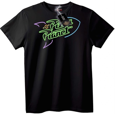 NOONEBRAND Тениска Pis Planet - 5XL, Black