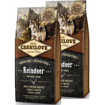 Carnilove Reindeer for Adult Dogs 2 x 12 kg