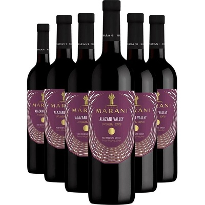 Marani Alazani Valley červené polosladké gruzínské 2022 12% 0,75 l (holá láhev)