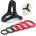 Paloqueth Canrok Silicone Penis Rings Set Black 7 pack