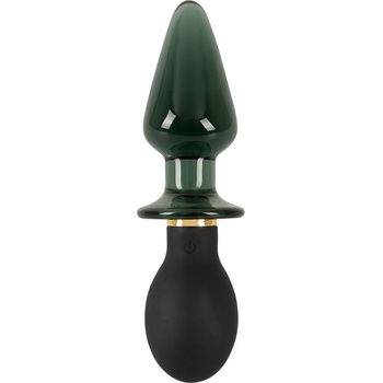 Image 1 of Anos Double-ended Butt Plug with Vibration Black