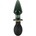 Anos Double-ended Butt Plug with Vibration Black
