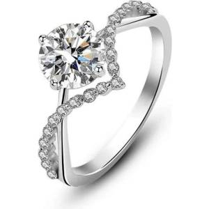 Silenti Jewelry Сребърен пръстен "Чувственост" - 9 - 59.5мм (19.1мм диам. )