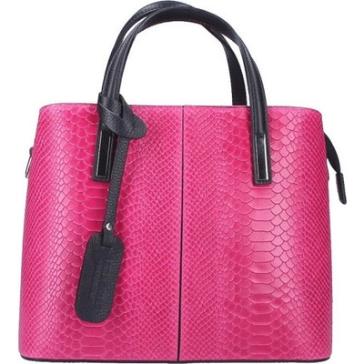 Mondo Italia kožená kabelka 960 fuchsia