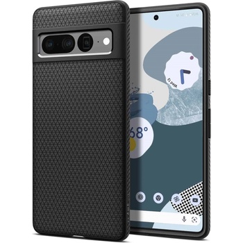 Image 1 of Spigen Калъф Spigen - Liquid Air, Pixel 7a, черен (8809896742023)