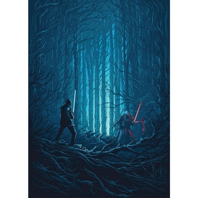 Komar Vliesová fototapeta Star Wars Wood Fight rozměry 200 x 280 cm