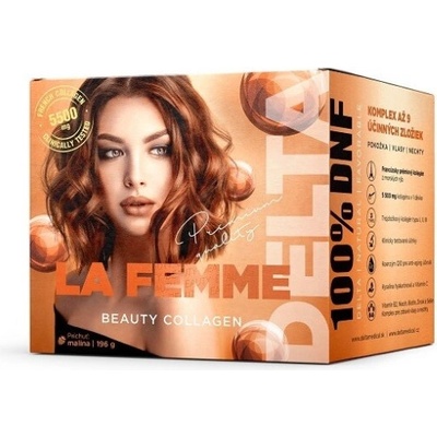 Delta La Femme Beauty Collagen 5 500 mg rozpustný prášek broskev 196 g