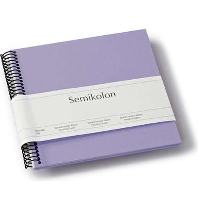 Semikolon Uni Economy малък албум за снимки, лилав, с бели страници (370009)