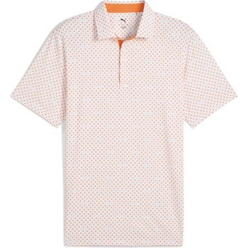 PUMA Блуза с яка Puma Men's Burgh Short Sleeve Performance Polo Shirt - Rickie Orang