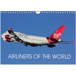 Calvendo Airliners of the World (Wall Calendar 2026 DIN A4 landscape), CALVENDO 12 Month Wall Calendar | Calvendo, Mark Stevens