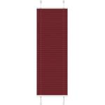 vidaXL Плисирана щора, бордо червена, 45x150 см, ширина на плата 44, 4 см, полиестер (4015234)