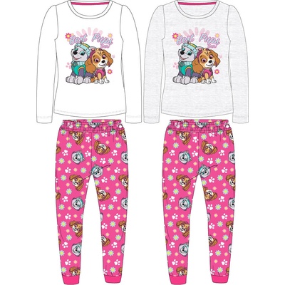 Dievčenské pyžamo Paw Patrol 52041941 biela ružová