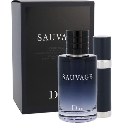 Christian Dior Sauvage EDT 100 ml + EDT 7,5 ml darčeková sada