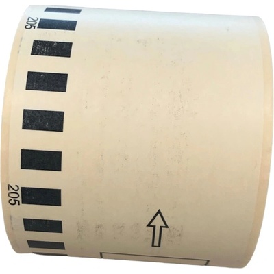 Termo Etiketa nekonečná 62 mm x 30,48 m, Thermo eco, Biela, Dutinka 25 mm, Vnútorný návin, Permanentné lepidlo, DK-22205, Brother Kompatibilná, Priemer kotúča 78 mm