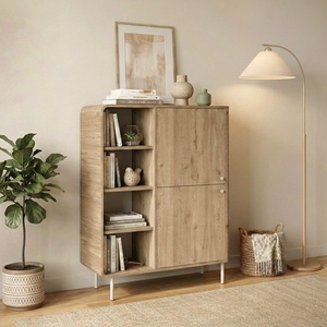 TopMebel Конзола Colia TopMebel от меламин в цвят сепет дъб 85x44x120, 4cm
