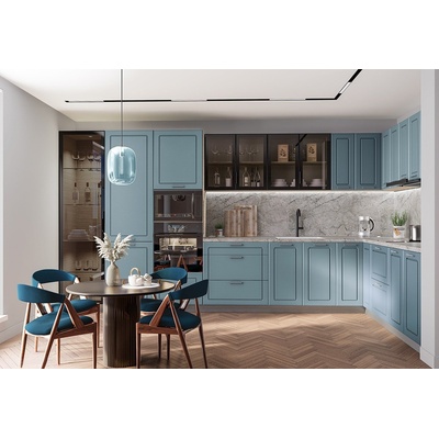 IRIM Модулна кухня City 9161 корпус мока / фронт деним мат