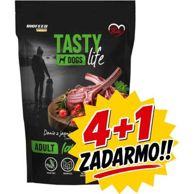 Tasty Dogs Life jahňacie želé jedlo 5 x 500 g