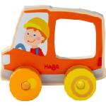 HABA Дървена играчка за бутане Haba - Камион за боклук (306364)