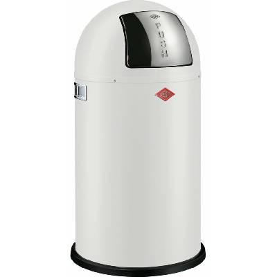 Wesco Odpadkový kôš PushBoy 50 l biely matný