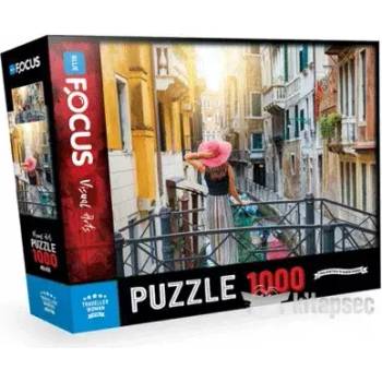 Blue Focus Games - Puzzle Traveller Woman - 1 000 piese