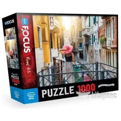 Blue Focus Games - Puzzle Traveller Woman - 1 000 piese