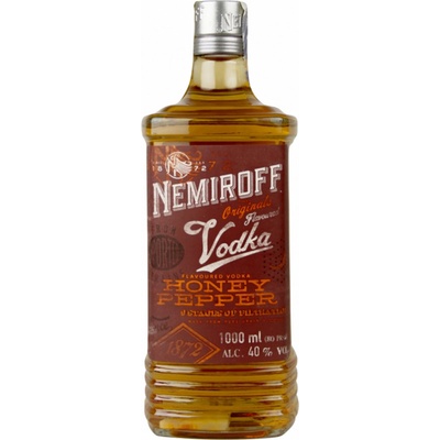 Nemiroff De Luxe Honey Pepper Vodka 40% 1 l (holá láhev)