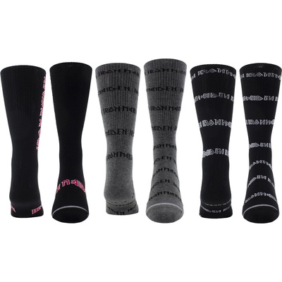 чорапи (комплект от 3 чифта) iron maiden - volume crew - perri´s socks - ima370-078