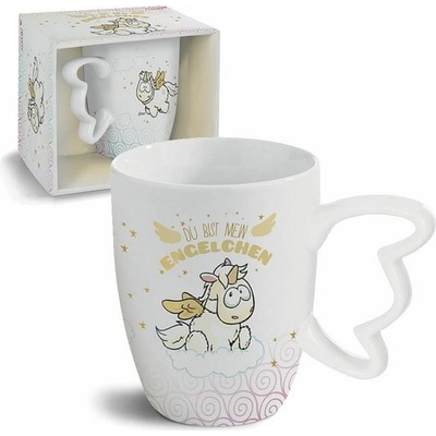 Alltoys Hrneček porcelánový Jednorožec Anděl Angelia 310 ml