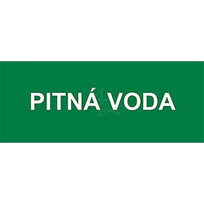 informační samolepka, "PITNÁ VODA", 200x80mm